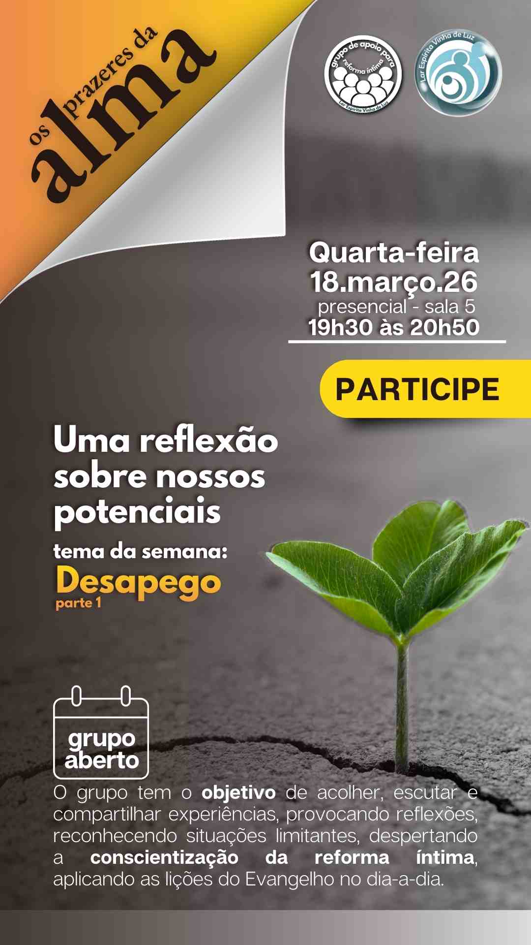 GAE Grupo de Apoio Espiritual