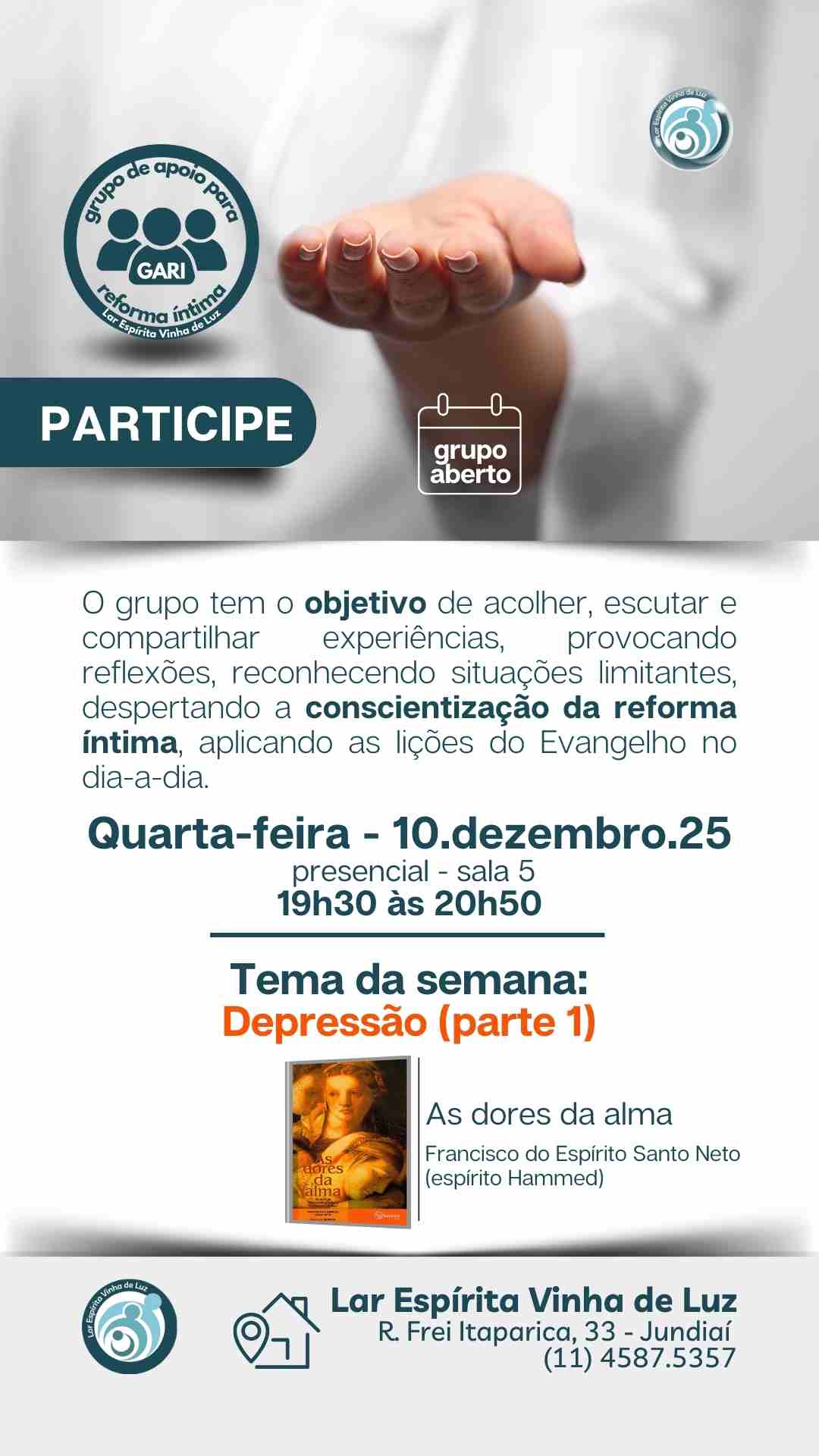 GAE Grupo de Apoio Espiritual