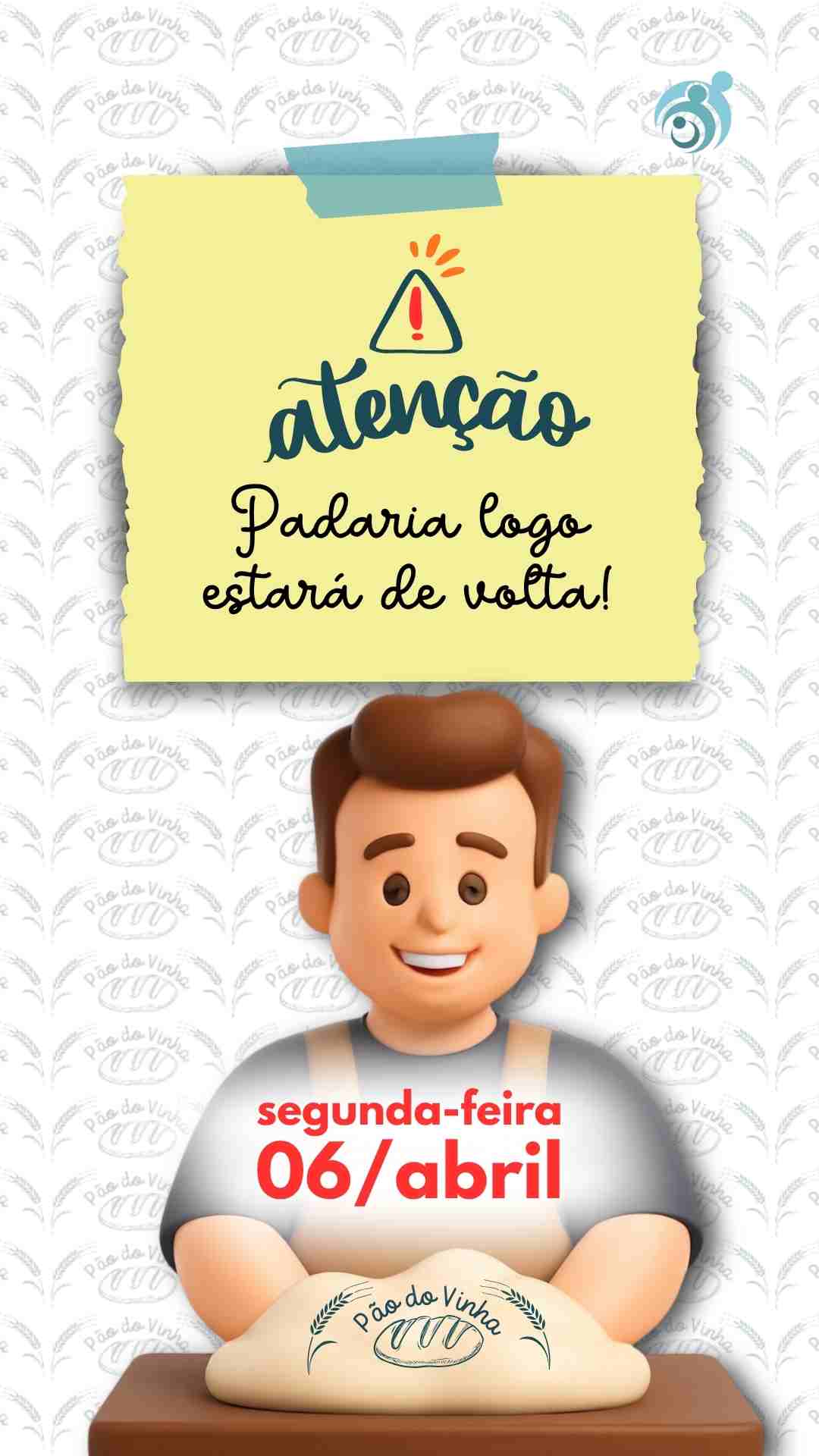 Férias padaria