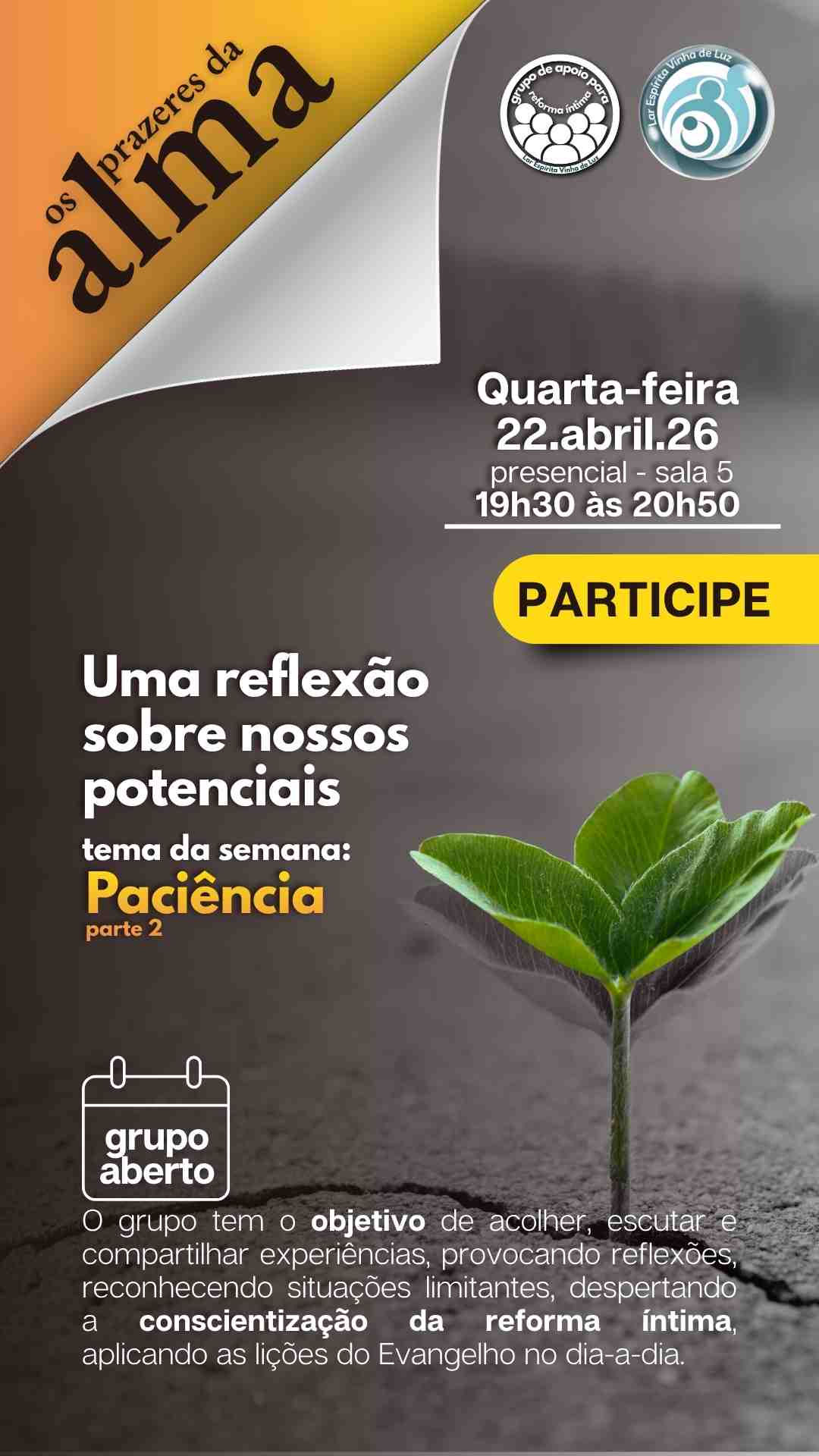 GAE Grupo de Apoio Espiritual