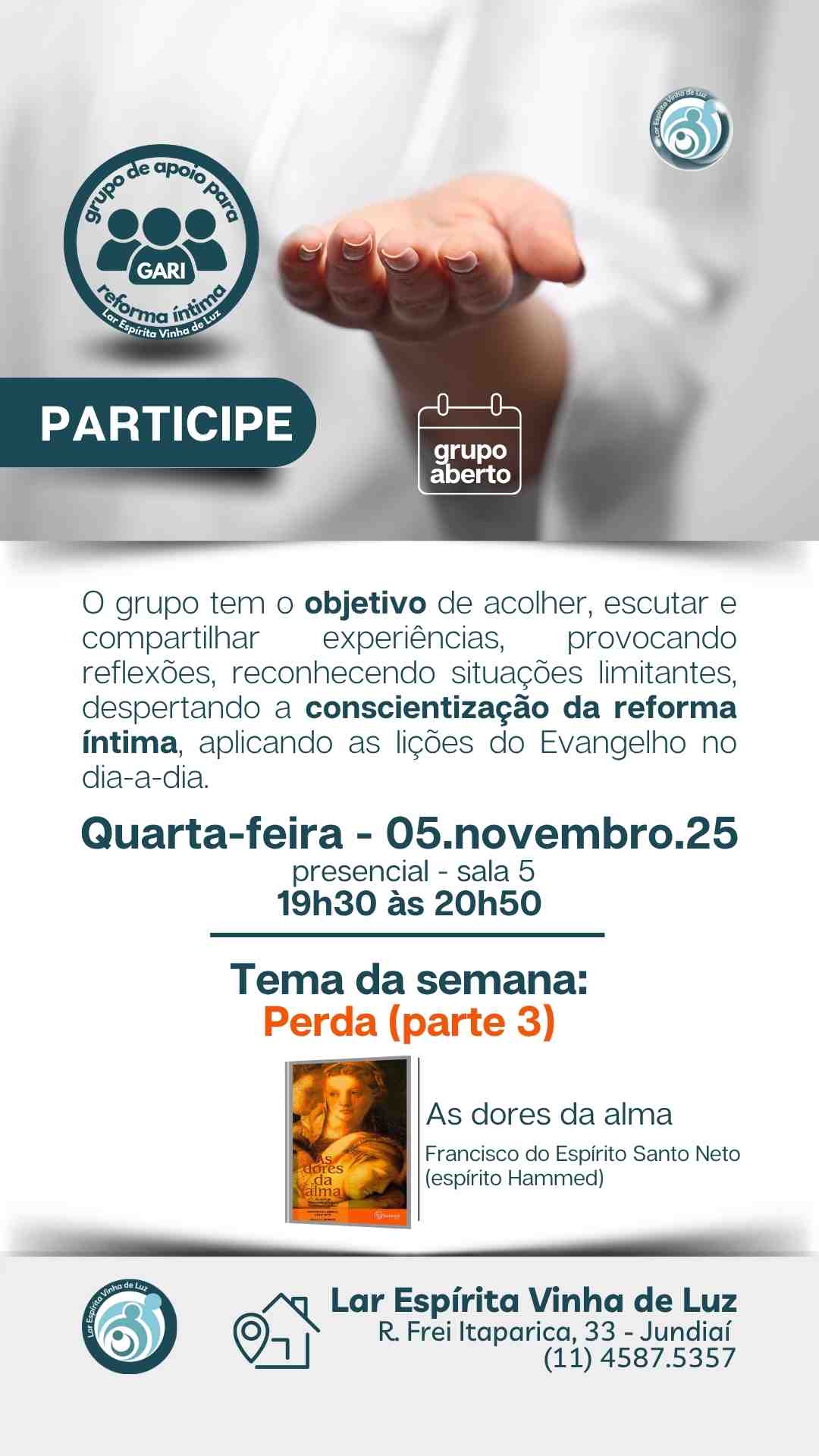 GAE Grupo de Apoio Espiritual