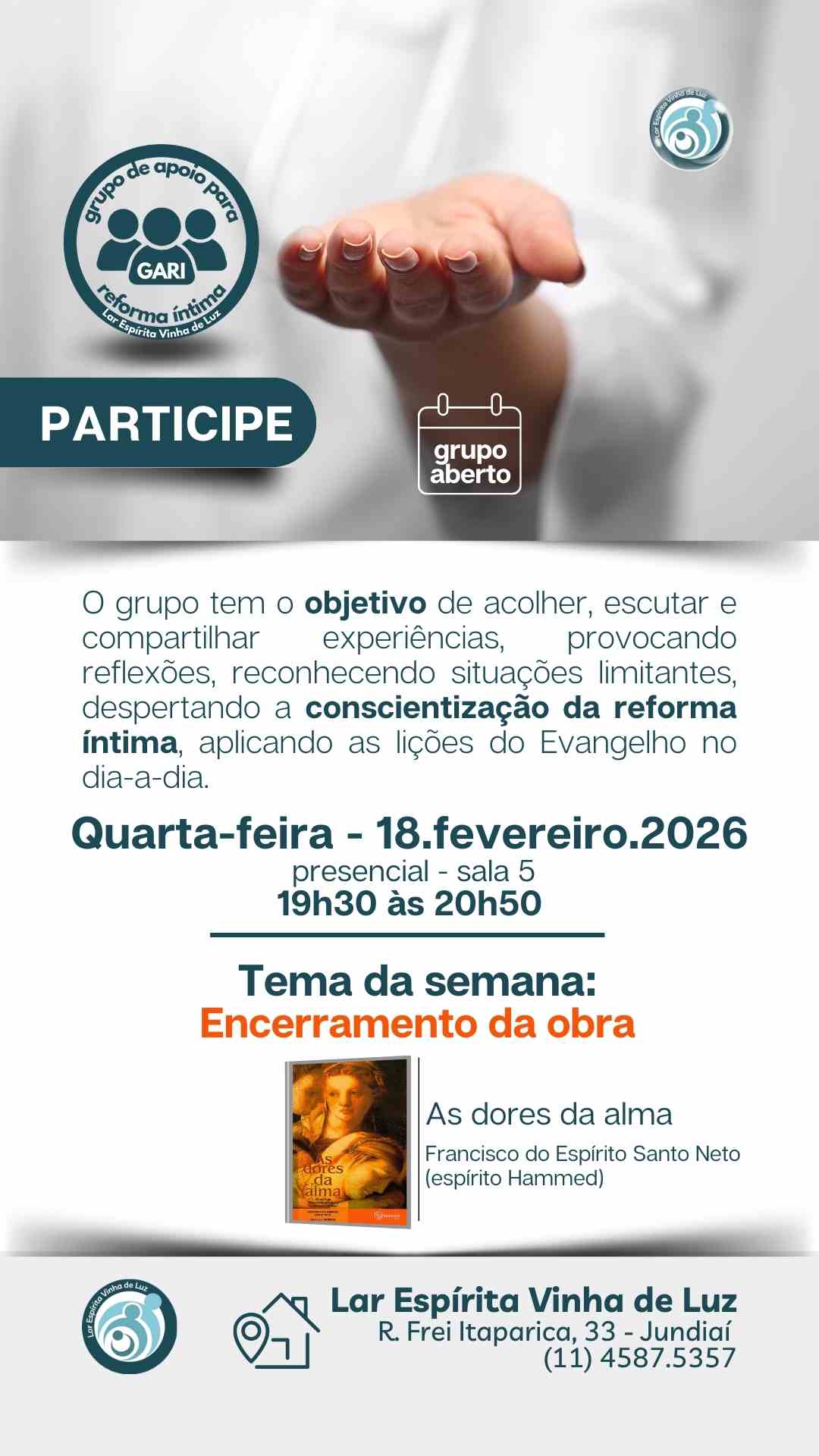 GAE Grupo de Apoio Espiritual