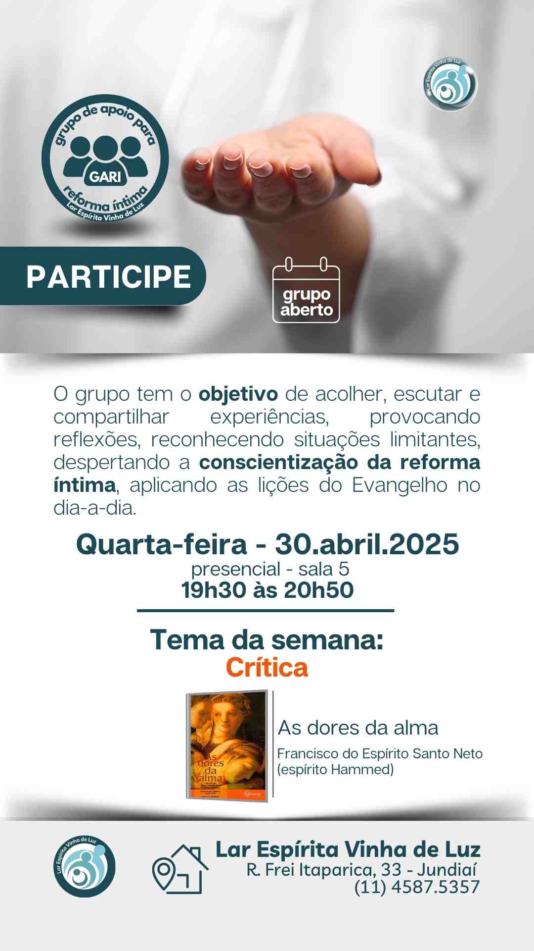 GAE Grupo de Apoio Espiritual