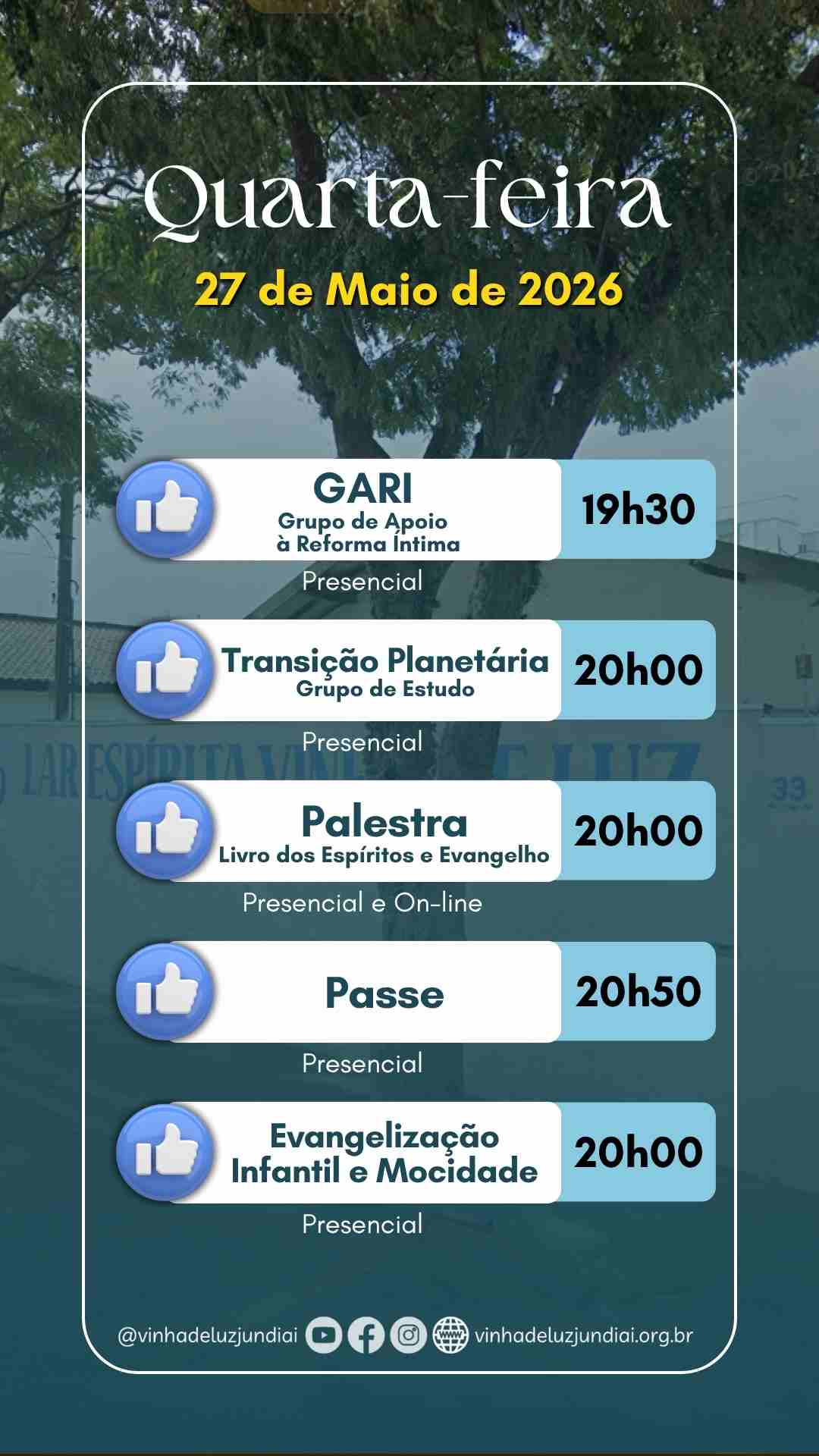 Agenda da segunda-feira